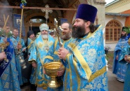 Преосвященнейший Мстислав, епископ Тихвинский и Лодейнопольский, возглавил торжества по случаю престольного праздника в Тихвинском Успенском мужском монастыре